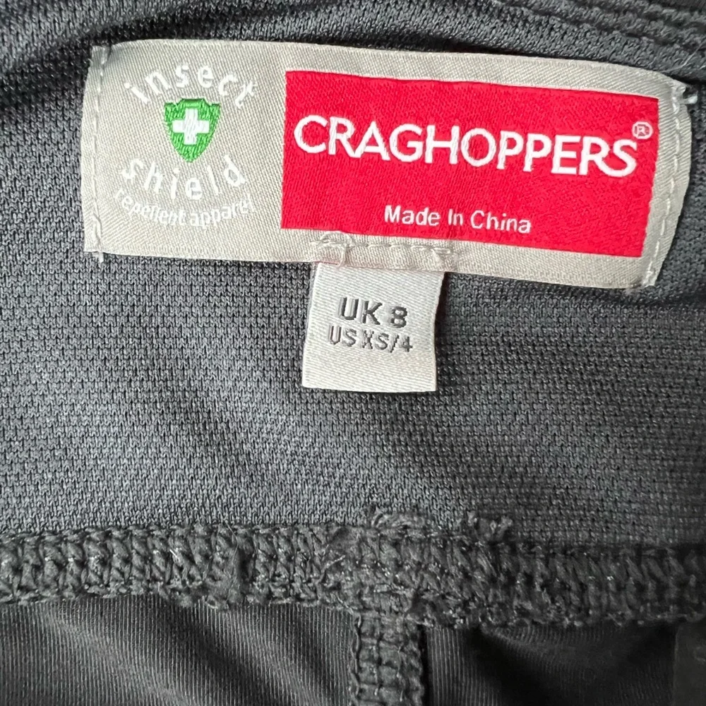Craghoppers Insect Lead Dark Gray Athletic Leggings Size US 4 - Picture 7 of 7